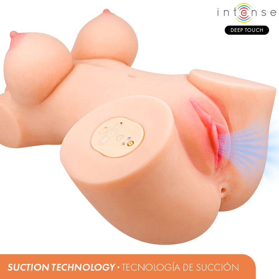 INTENSE DEEP TOUCH - VERO TORSO, ÂNUS E VAGINA COM SUCÇÃO, CALOR, VIBRAÇÃO E EFEITOS DE VOZ COM CONTROLE REMOTO 5,5 KG - Image 2