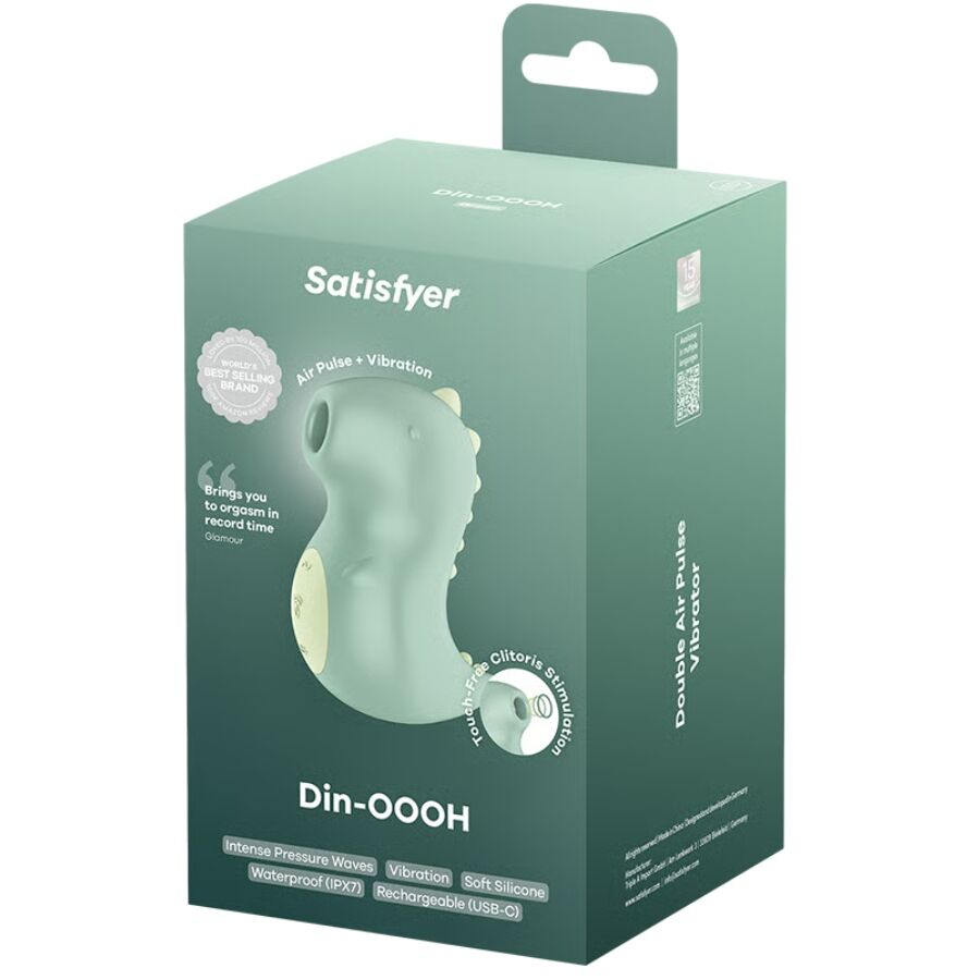 SATISFYER - DIN-OOOH VIBRADOR & ESTIMULADOR AIR PULSE - Image 5
