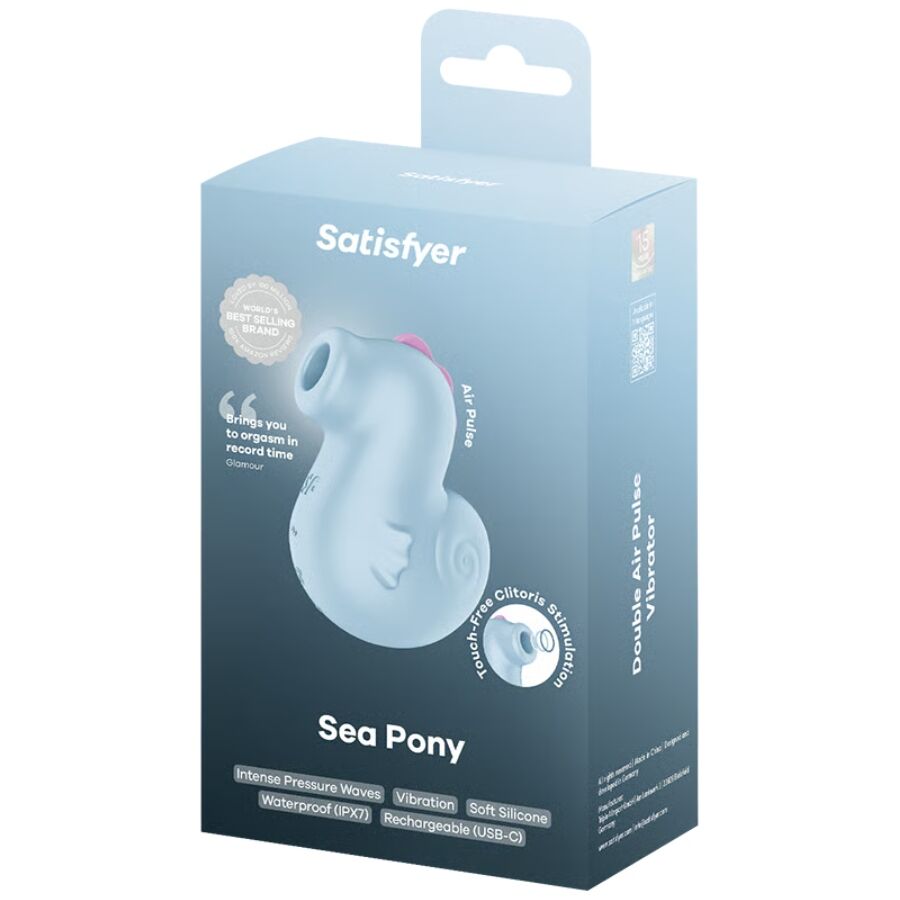 SATISFYER - SEA PONY VIBRADOR & ESTIMULADOR AIR PULSE - Image 5
