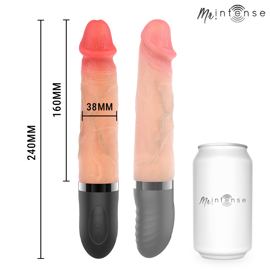 MR INTENSE - JEAN VIBRADOR UP&DOWN COM EFEITO DE CALOR 24 CM -Ø- 3,8 CM - Image 5