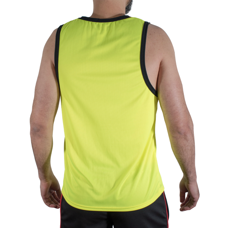 MACHO - CMV001 CAMISETA AMARELA DE GINÁSTICA TAMANHO P/M - Image 4
