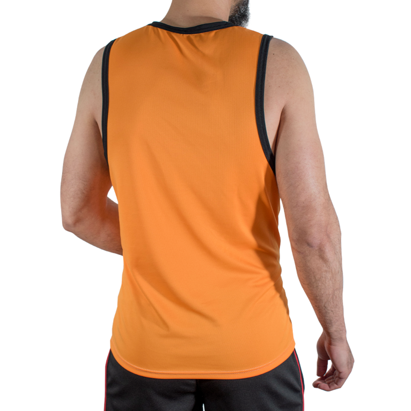 MACHO - CMV005 CAMISETA DE GINÁSTICA LARANJA TAMANHO P/M - Image 6