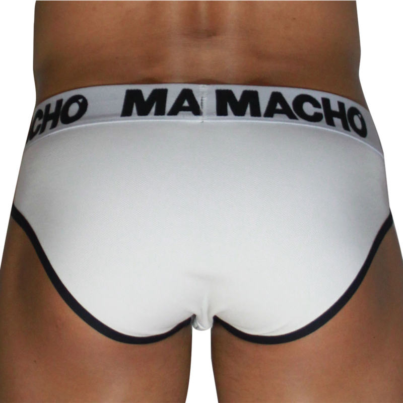 MACHO - MCH006 SLIP CLÁSSICO BRANCO + PRETO S - Image 9