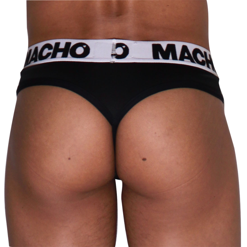 MACHO - MTG002 PRETO/CALÇA TANGAL PRETA S - Image 6
