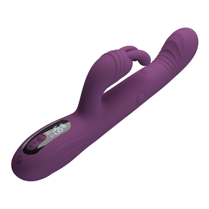 PRETTY LOVE - DEE VIBRADOR MULTIFUNCIONAL COELHO OSCILAÇÃO E PERCUSSÃO ROXO - Image 4