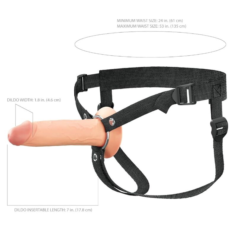 FANTASY X-TENSIONS ELITE - STRAP-ON DE SILICONE OCO DE 17,8 CM - Image 5