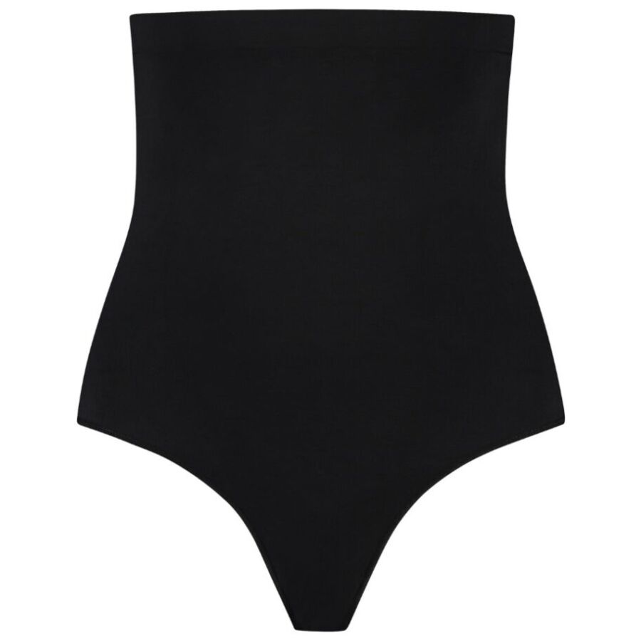 BYE-BRA - TANGA DE TALLE ALTO SIN COSTURAS BEIGE TALLA M - Image 13