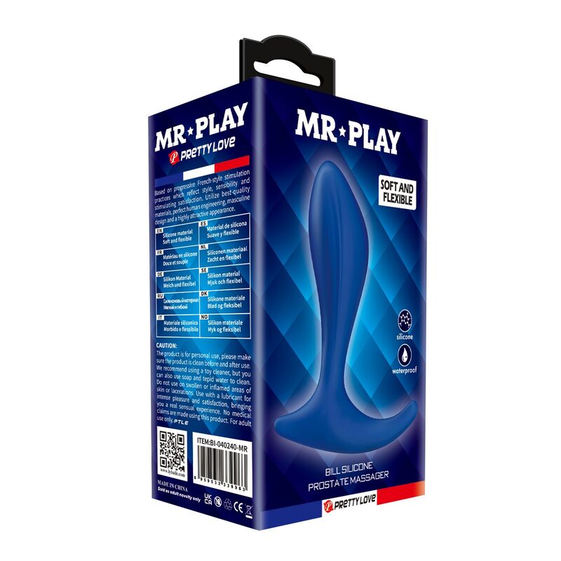 MR PLAY - MASSAGEADOR DE PRÓSTATA AZUL - Image 4