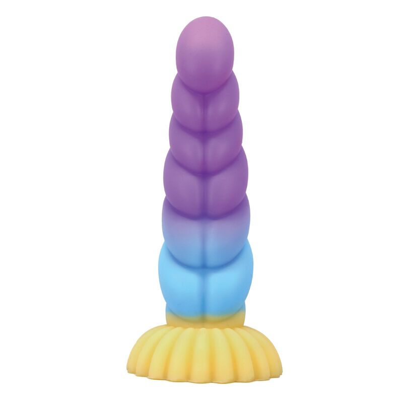 POWER MONSTERS - UNICÓRNIO TRICOLOR FANTASIA DE SILICONE 22 CM Ø 5 CM - Image 2