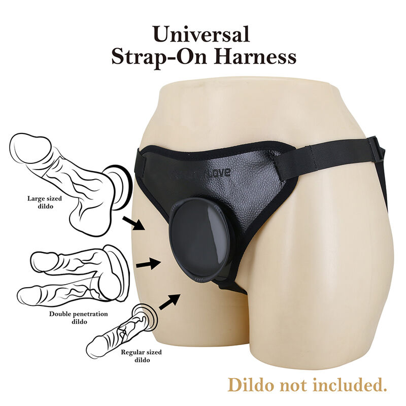 PRETTY LOVE - ARNÊS UNIVERSAL COM STRAP-ON PRETO - Image 5