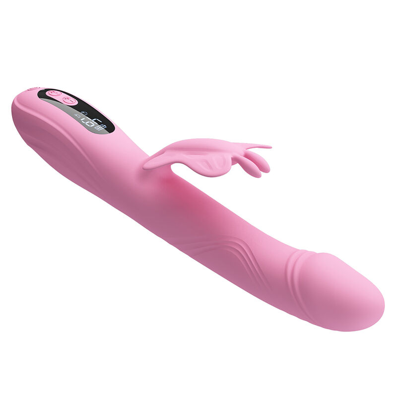 PRETTY LOVE - VIBRADOR BELLA RABBIT COM ESTIMULAÇÃO DE BORBOLETA E LED ROSA - Image 5