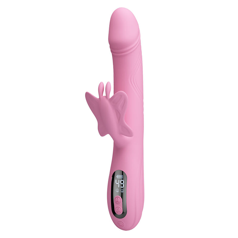PRETTY LOVE - VIBRADOR BELLA RABBIT COM ESTIMULAÇÃO DE BORBOLETA E LED ROSA - Image 3