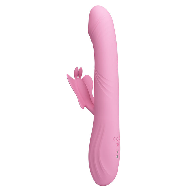 PRETTY LOVE - VIBRADOR BELLA RABBIT COM ESTIMULAÇÃO DE BORBOLETA E LED ROSA - Image 4
