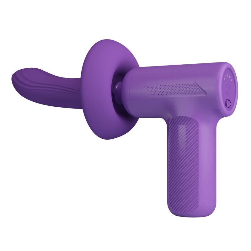 PRETTY LOVE - Pistola de Massagem com Impulso VITO 5 Modos Roxa - Image 2