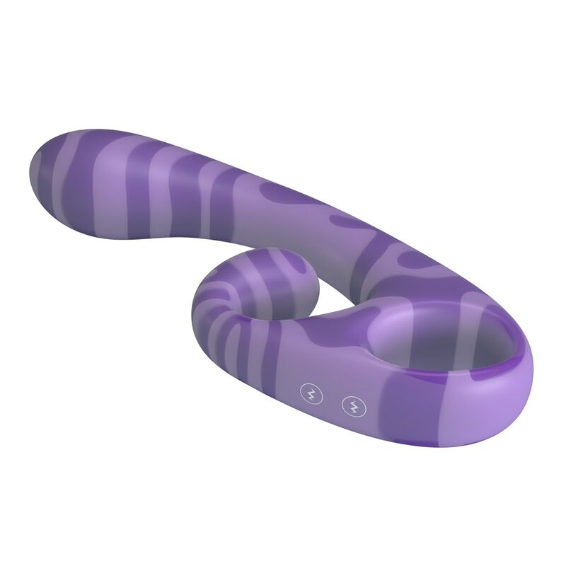 PRETTY LOVE - SUMMER VIBRADOR DE DUAS PONTAS COM ALÇA 19 CM Ø 3,5 CM ROXO - Image 4