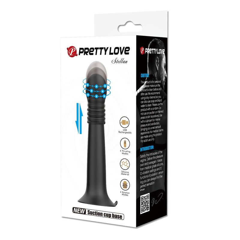 PRETTY LOVE - STELLA MASSAGEADOR ROTATIVO E DE IMPULSÃO RECARREGÁVEL POR USB - Image 2