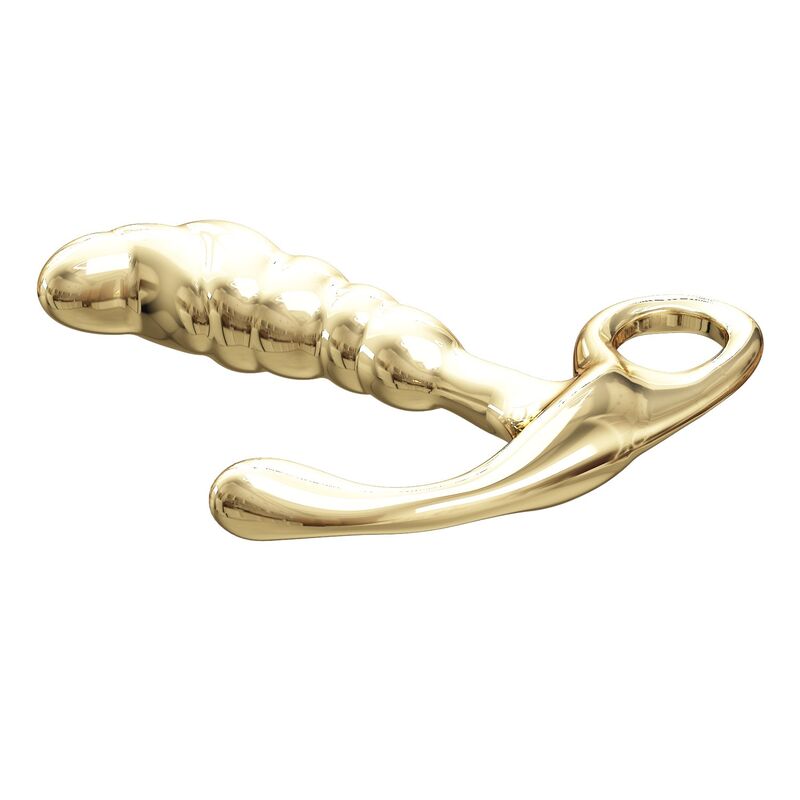 PRETTY LOVE - MASSAGEADOR DE PRÓSTATA JACK EM LIGA DE ZINCO DOURADO - Image 4