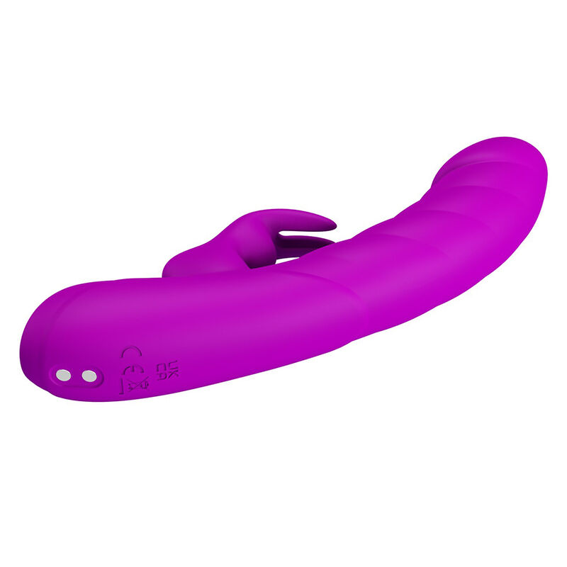 PRETTY LOVE - MONICA VIBRADOR RECARREGÁVEL COM DUPLA ESTIMULAÇÃO PARA PONTO G E CLITÓRIS ROXO - Image 5