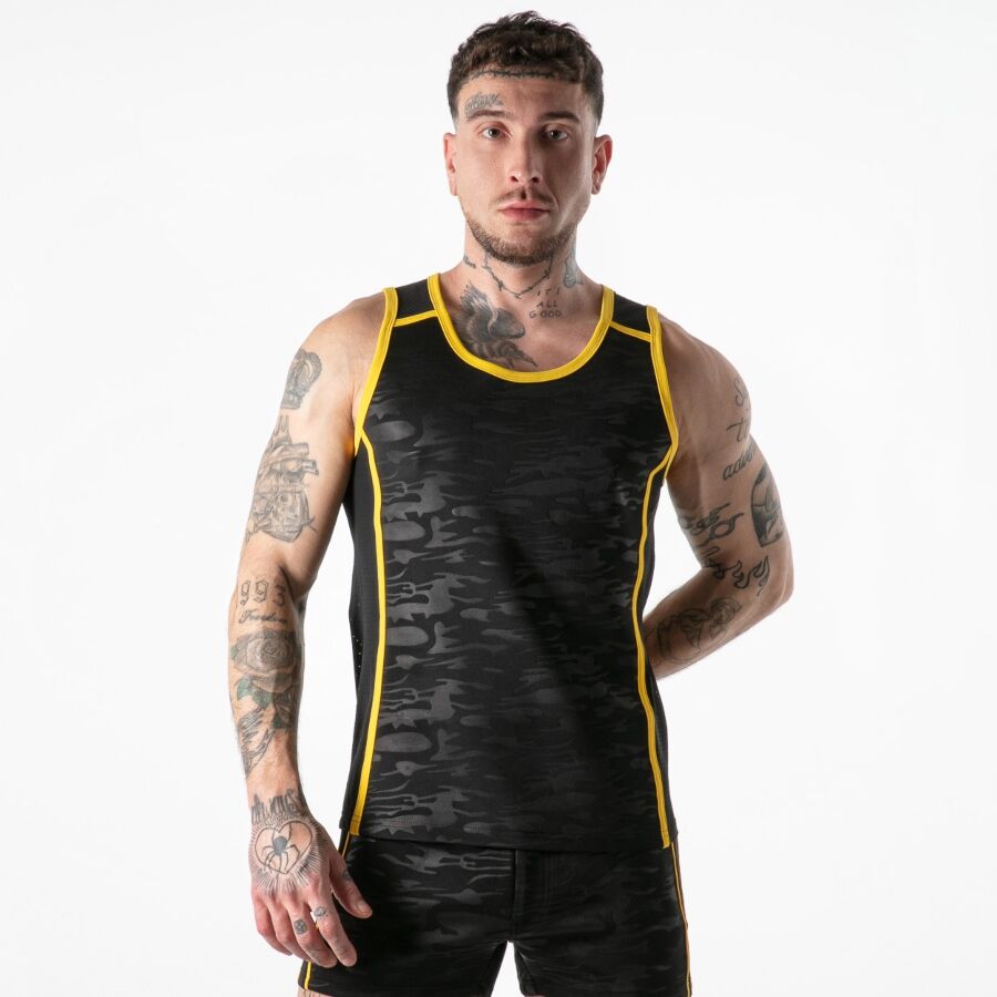 LOCKER GEAR - REGATA AMARELA COM ACESSO MILITAR COMPLETO S - Image 2