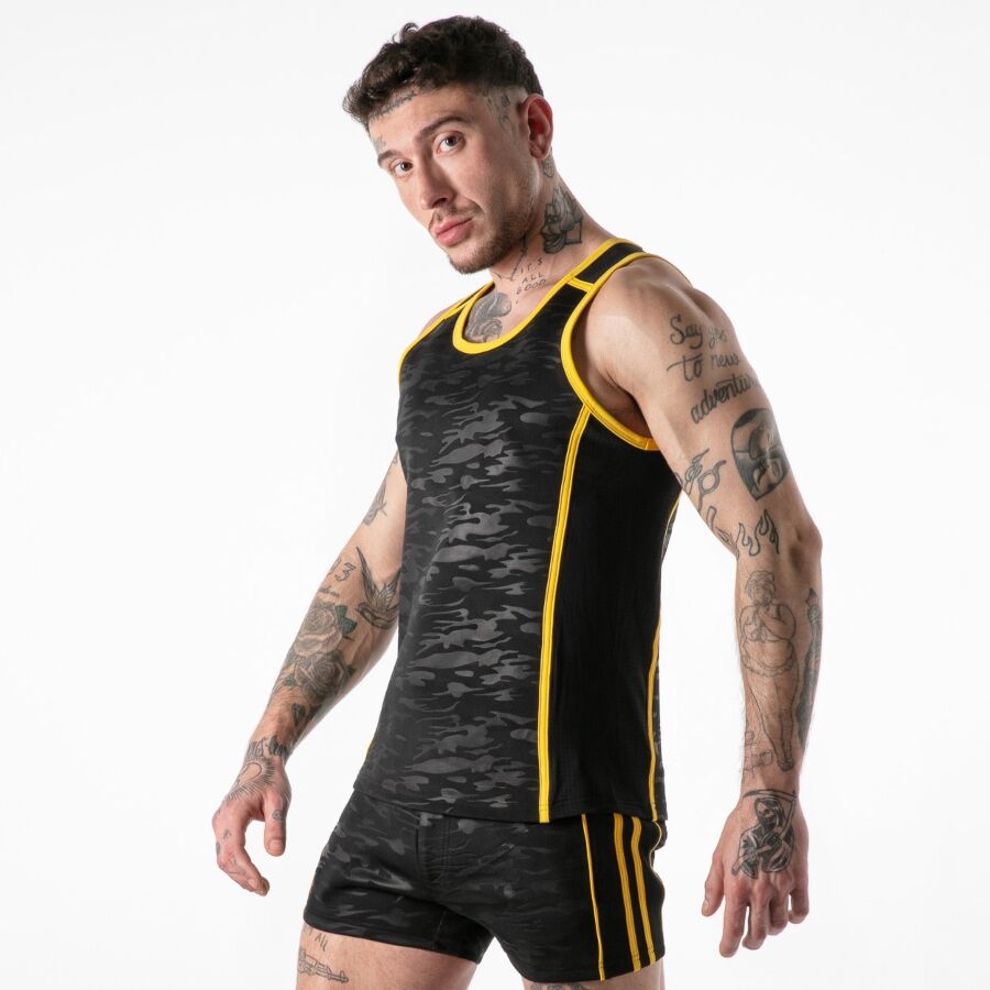 LOCKER GEAR - REGATA AMARELA COM ACESSO MILITAR COMPLETO S - Image 7
