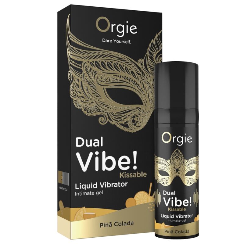 ORGIE - VIBE DUPLA! VIBRADOR LÍQUIDO BEIJÁVEL PIÑA COLADA 15 ML - Image 4