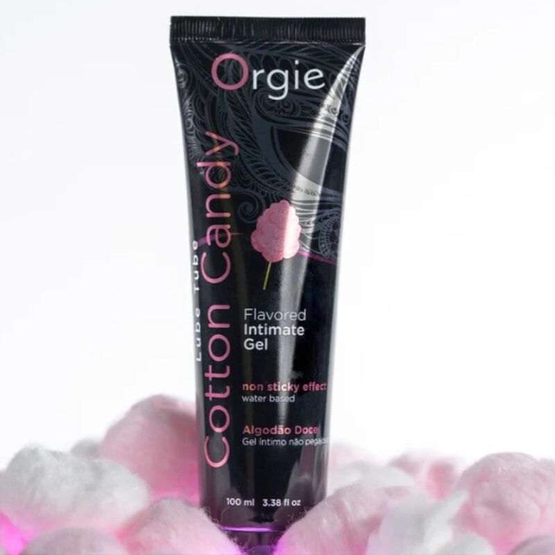 ORGIE - LUBRIFICANTE EM TUBO COM AROMA DE ALGODÃO DOCE, BEIJÁVEL, GEL ÍNTIMO À BASE DE ÁGUA, 100 ML - Image 4