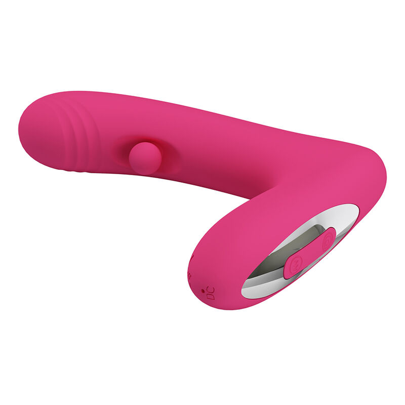 PRETTY LOVE - DUDEN VIBRADOR DE SILICONE RECARREGÁVEL COM 12 MODOS DE VIBRAÇÃO E 3 MODOS DE BALANÇO, ROSA. - Image 3
