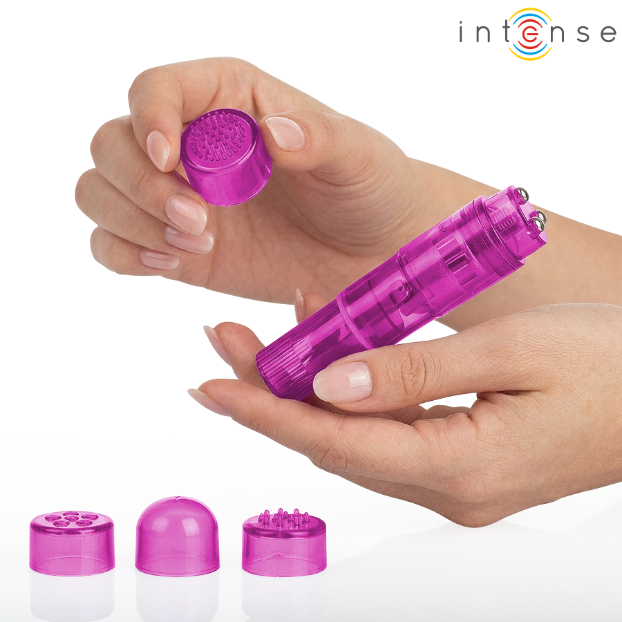 Mini Vibrador de Clitóris Intense Kurt Rosa com 4 Cabeças - Image 2