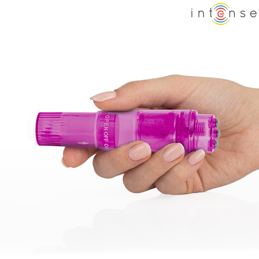 Mini Vibrador de Clitóris Intense Kurt Rosa com 4 Cabeças - Image 4