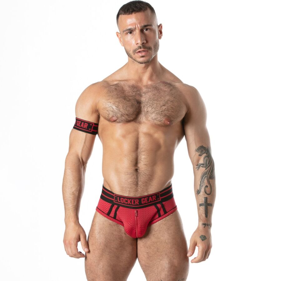 LOCKER GEAR - CUECA SHOW DE TELA ESPORTIVA AZUL S - Image 41