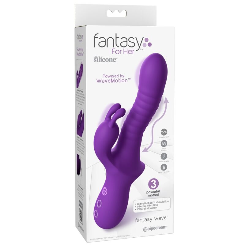 Vibrador Fantasy For Her Fantasy Wave WaveMotion Roxo Recarregável - Image 3